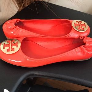Tory Burch Reva Ballet Flats Coral
